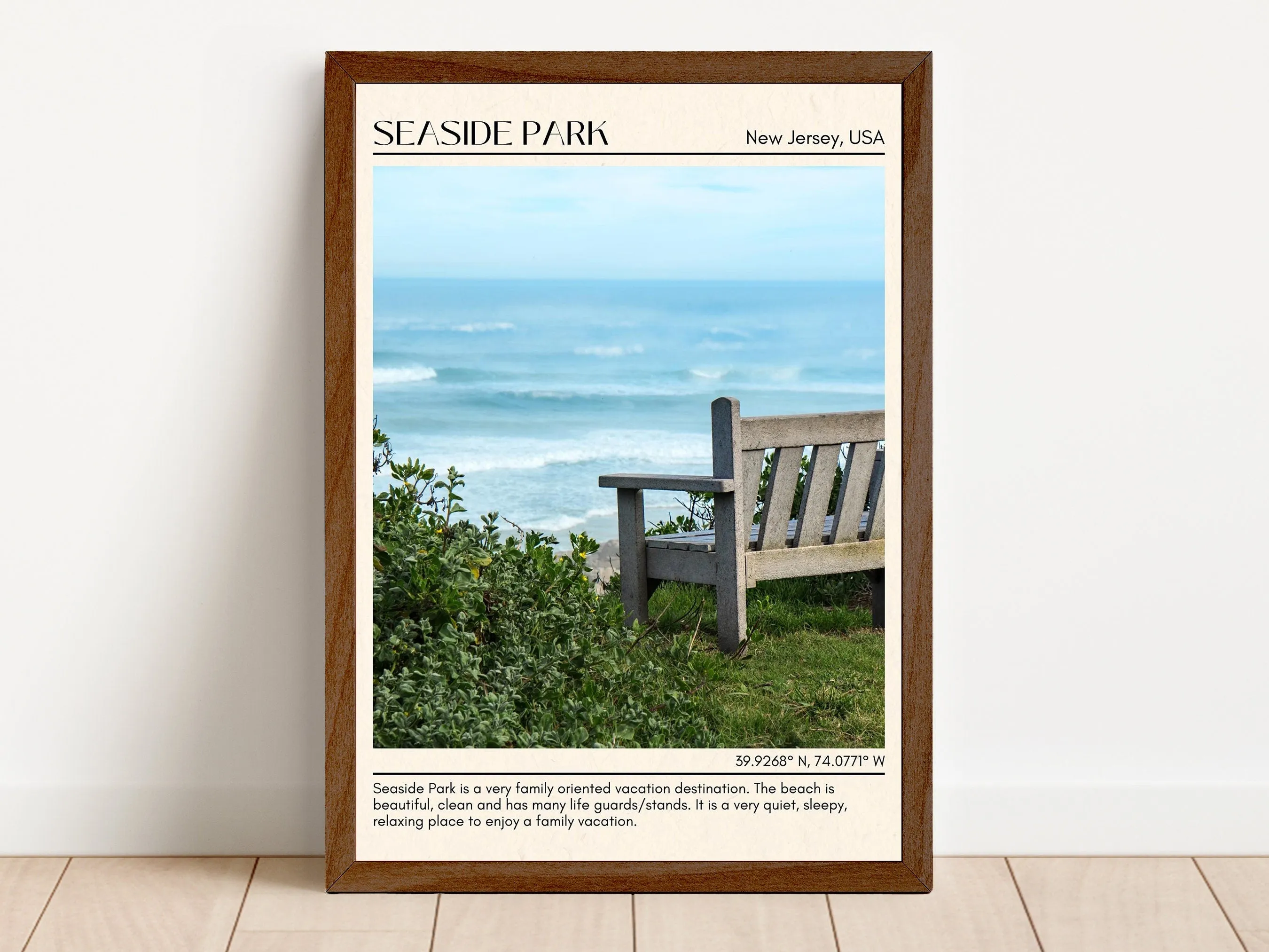 Seaside Park Wall Canvas, US