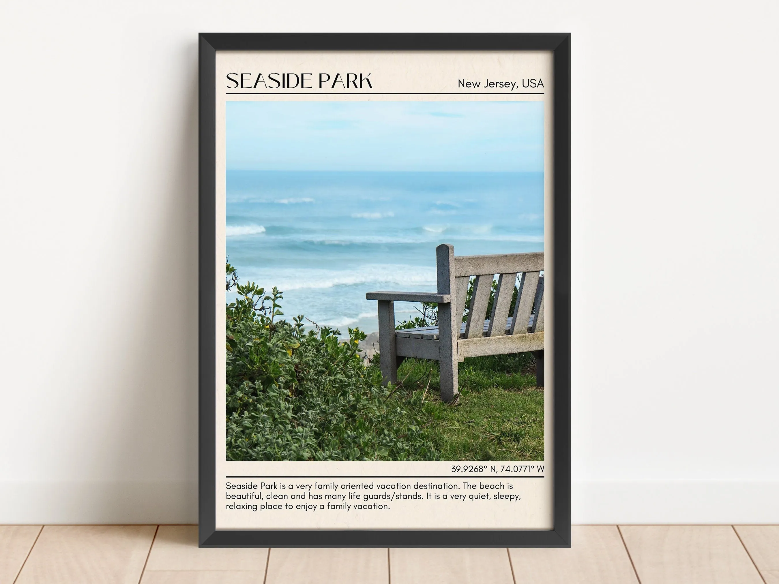 Seaside Park Wall Canvas, US