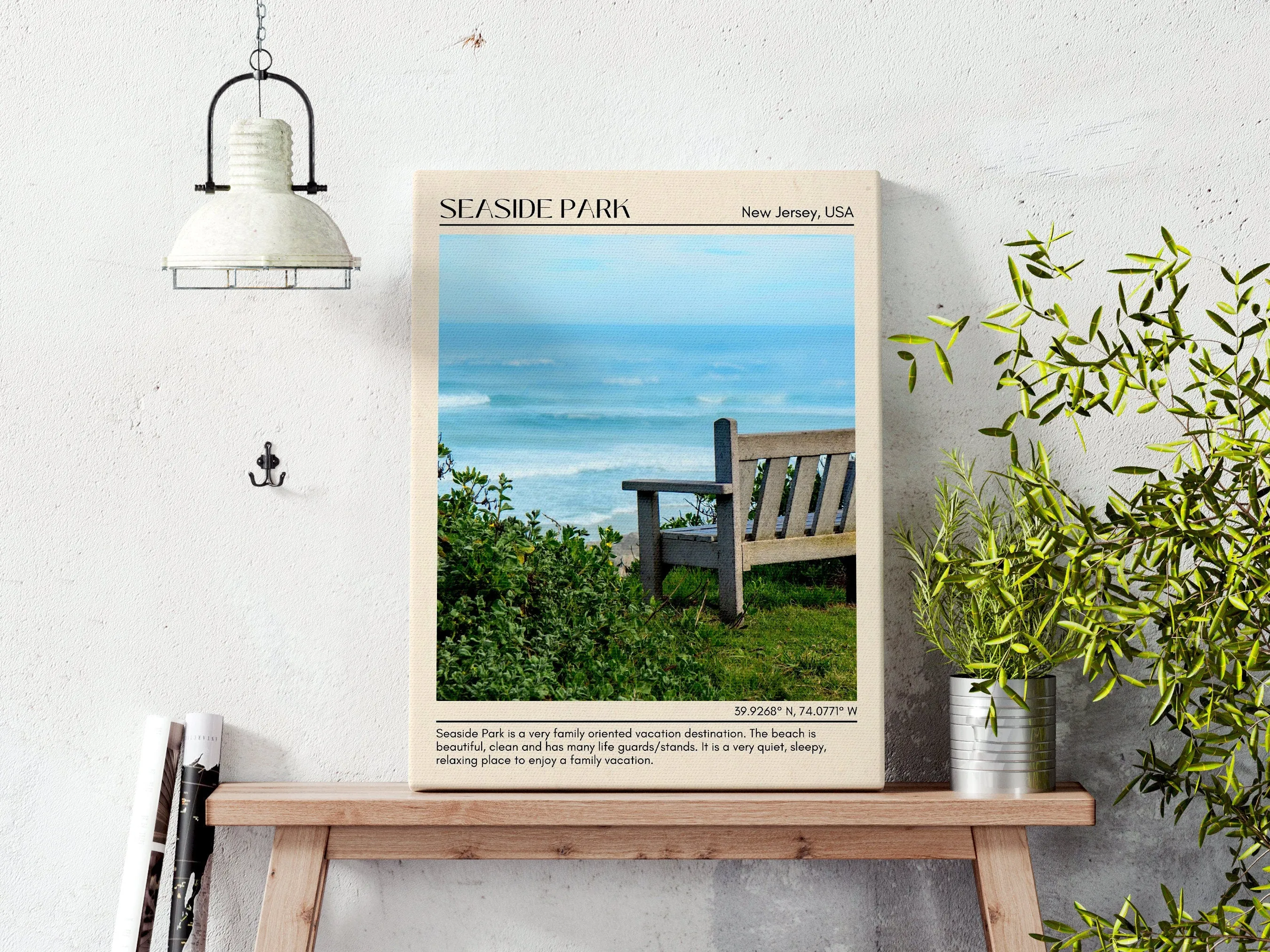 Seaside Park Wall Canvas, US