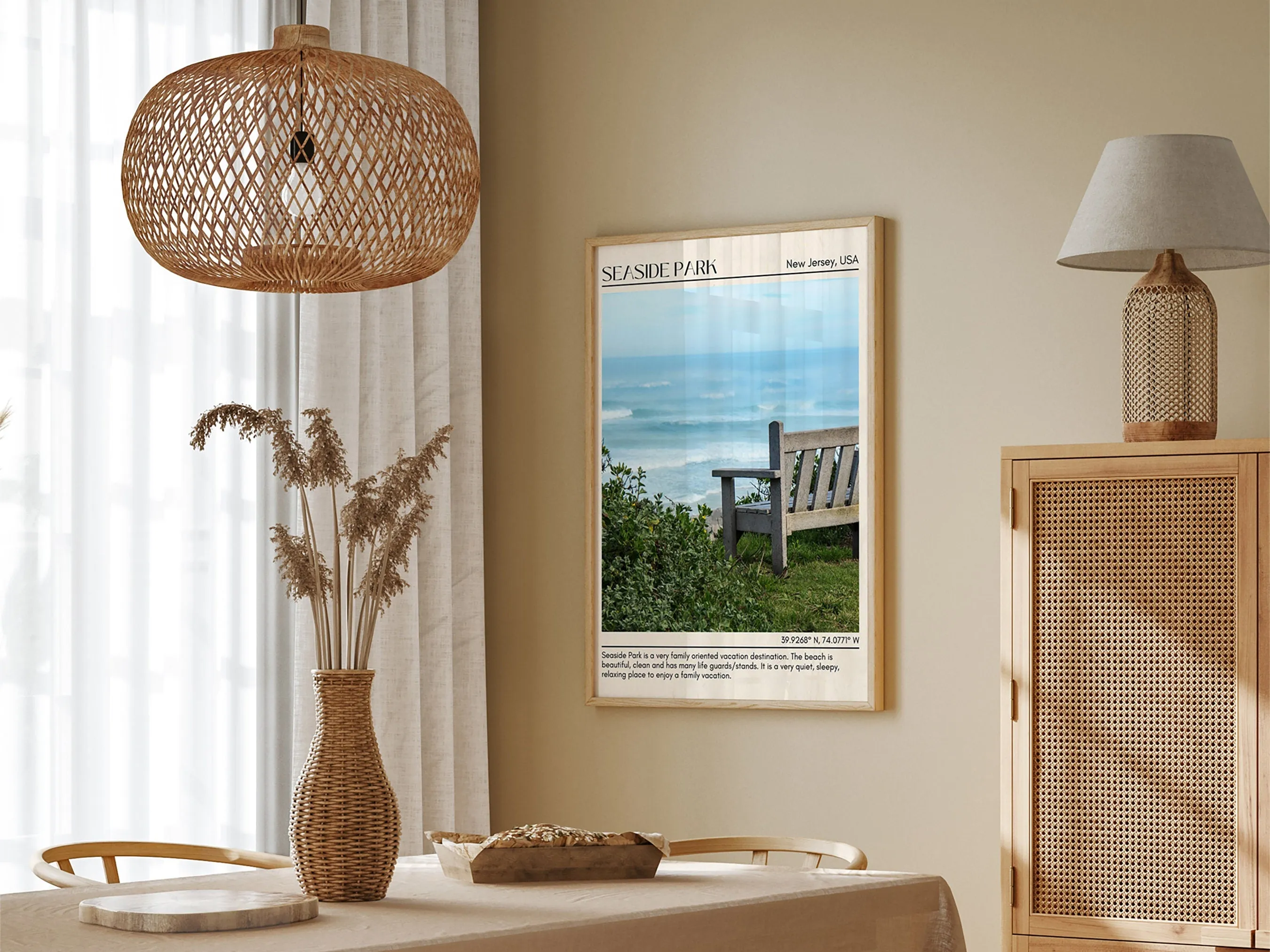 Seaside Park Wall Canvas, US