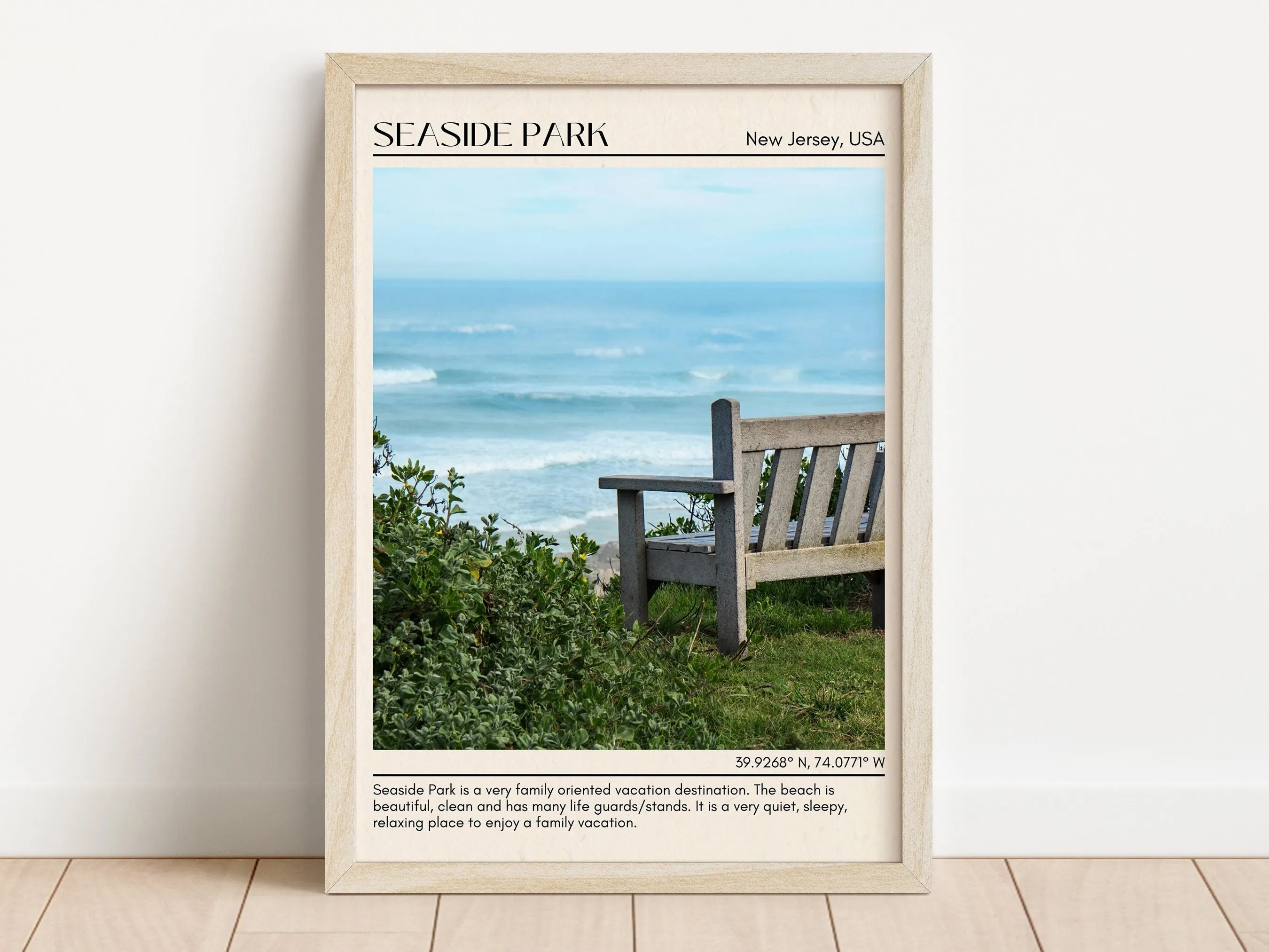 Seaside Park Wall Canvas, US