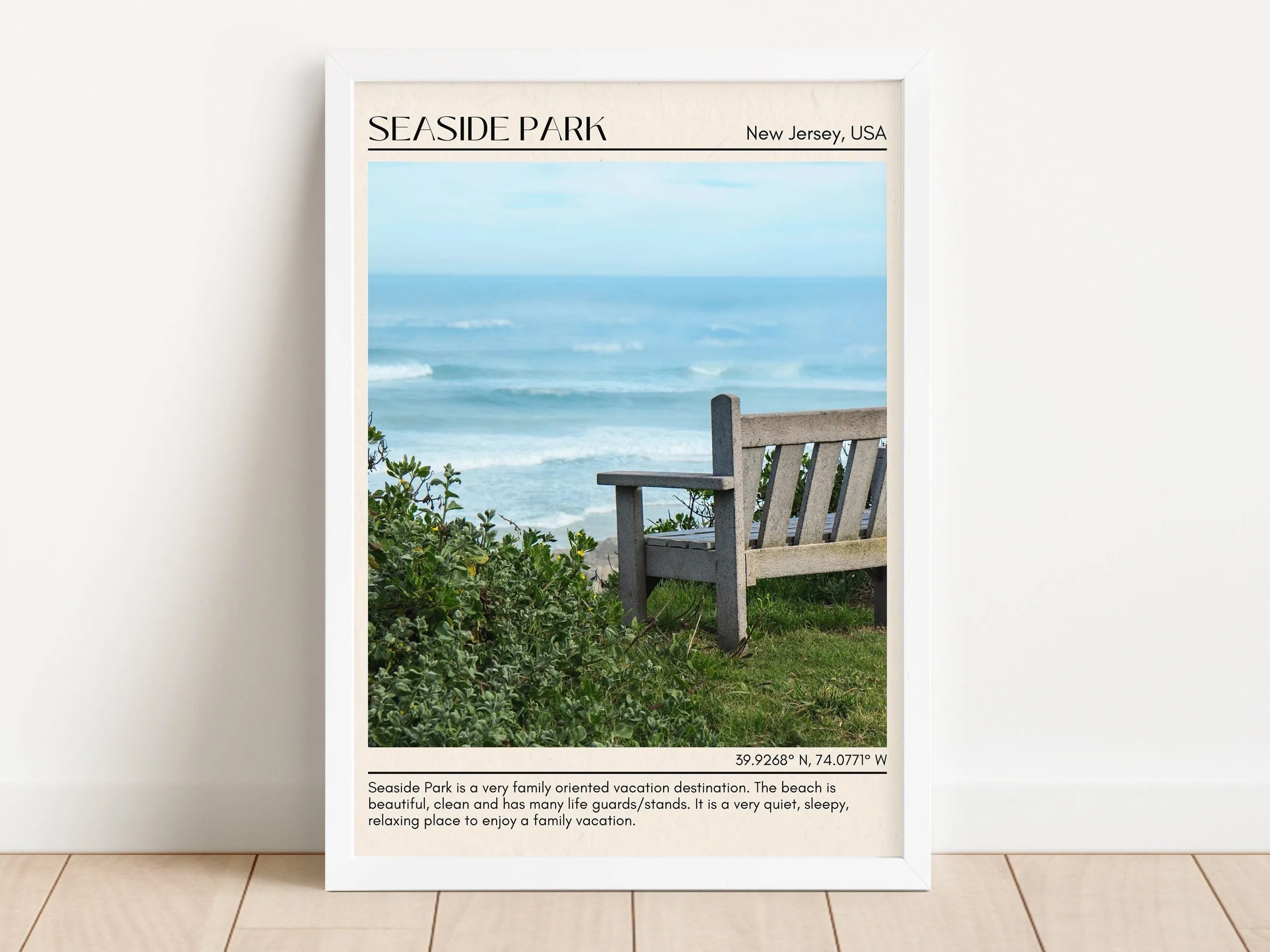 Seaside Park Wall Canvas, US