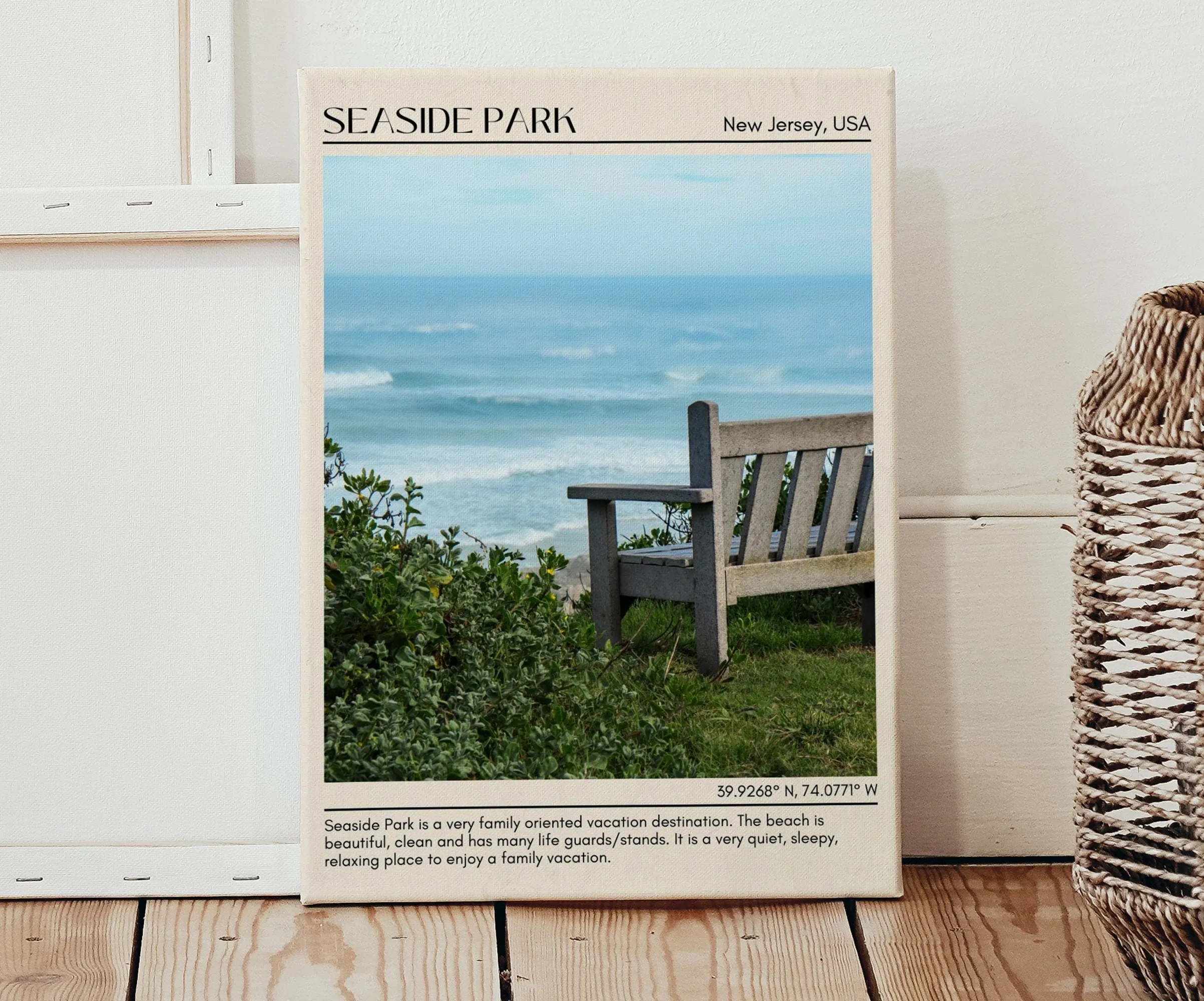 Seaside Park Wall Canvas, US