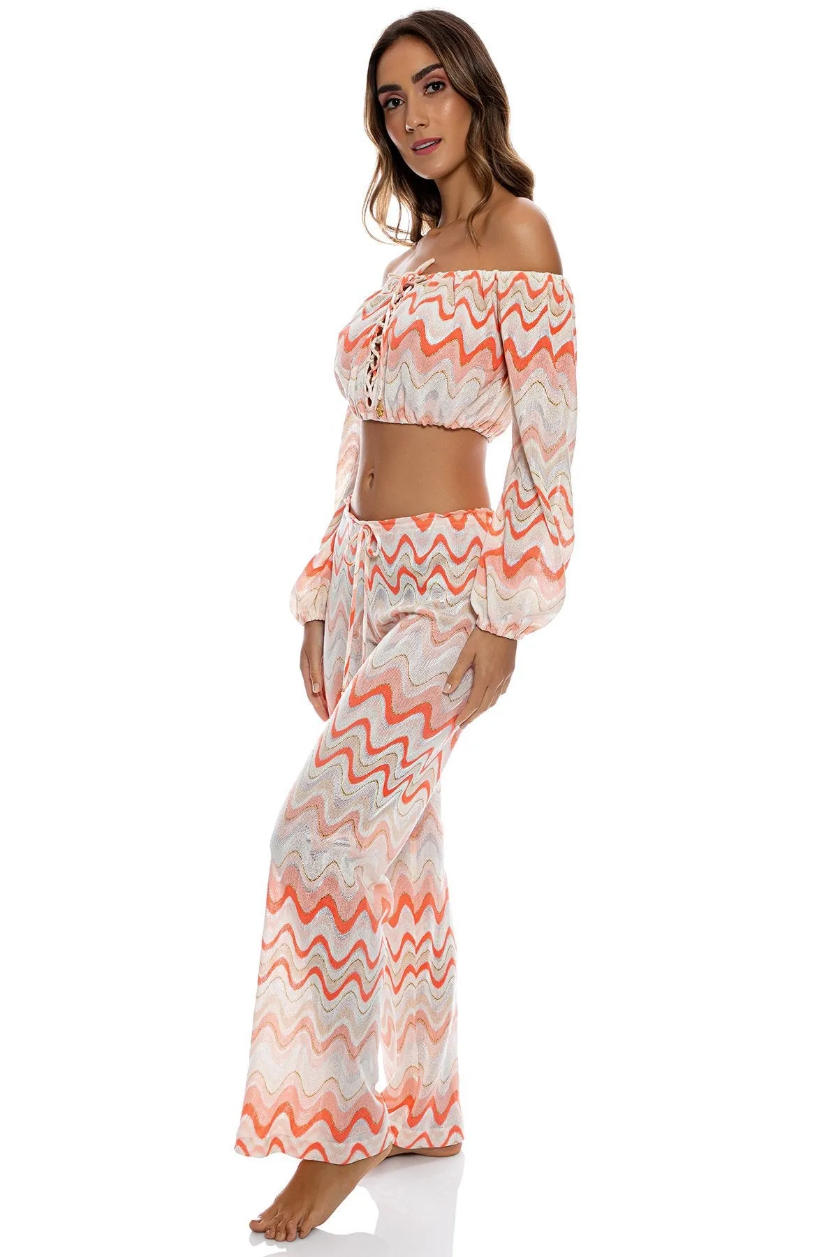 SKY WAVES - Beach Pant