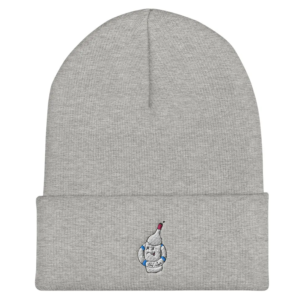 S.O.L. Bottle Logo Cuffed Beanie
