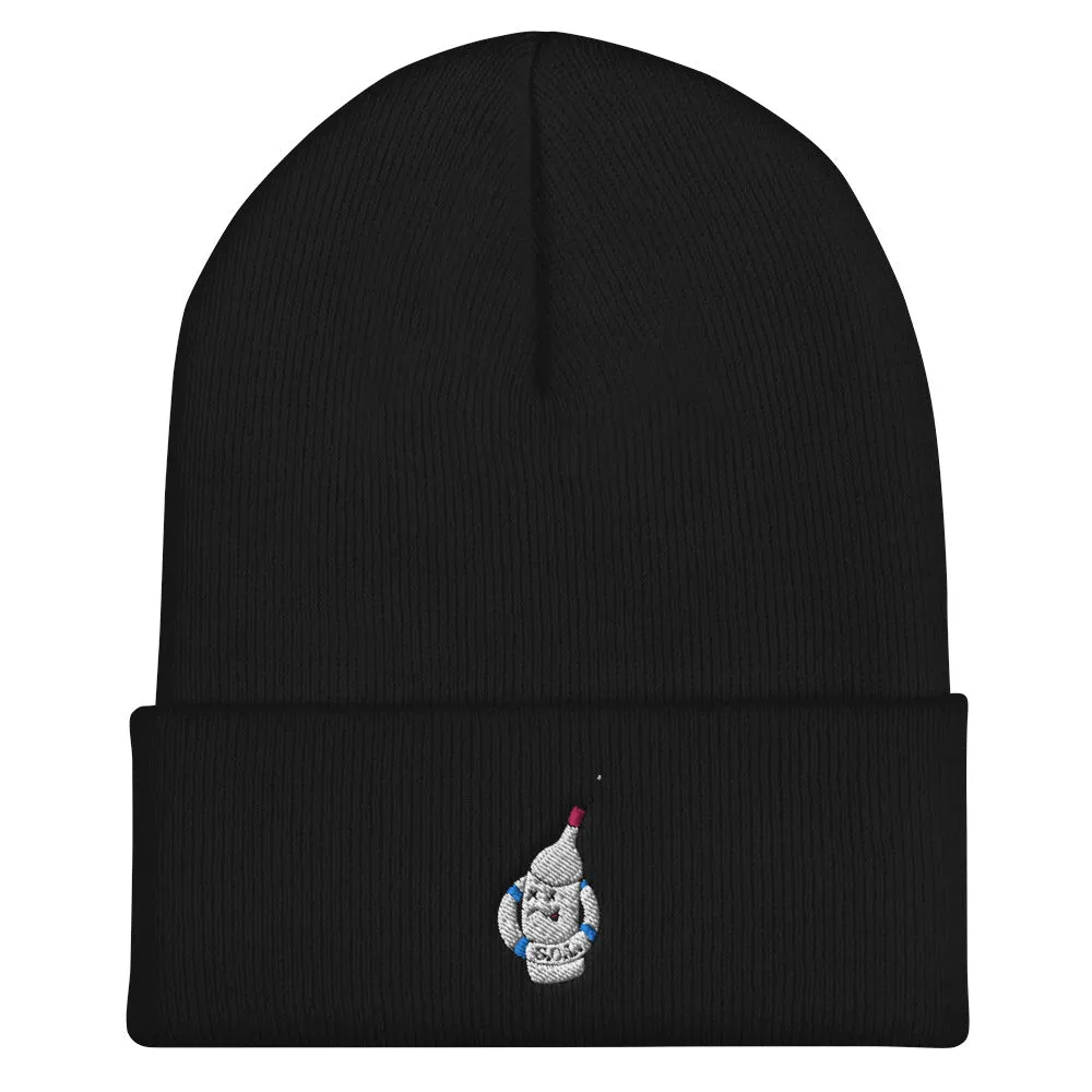 S.O.L. Bottle Logo Cuffed Beanie
