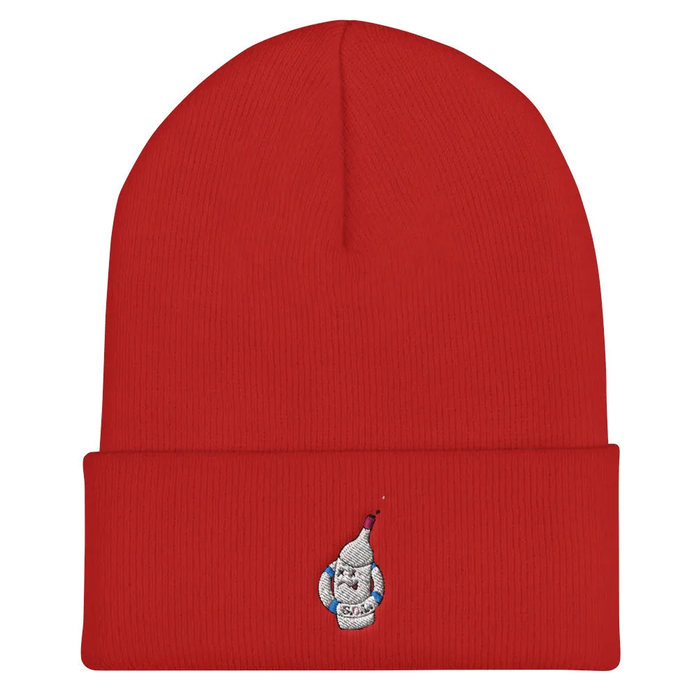 S.O.L. Bottle Logo Cuffed Beanie