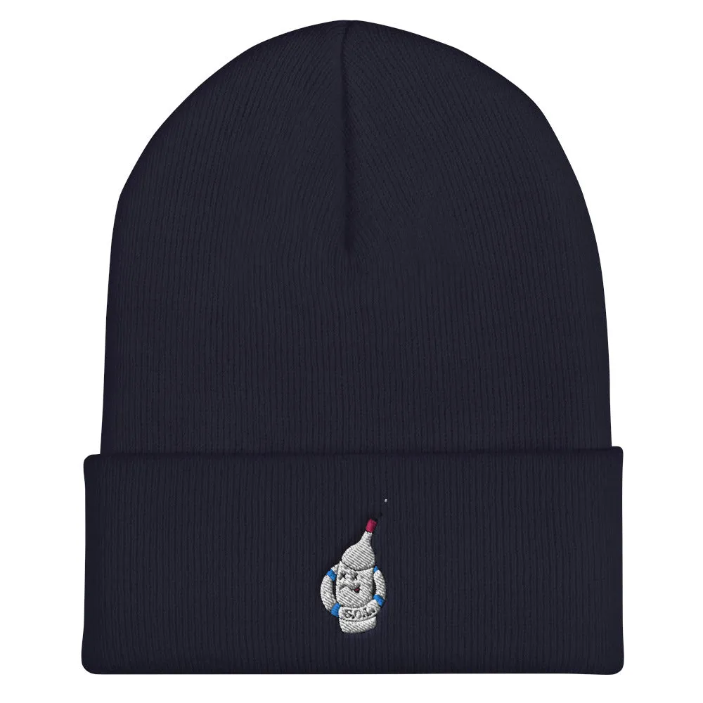S.O.L. Bottle Logo Cuffed Beanie