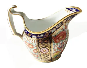SOLD English Chamberlain's Worcester Rich Queen's Pattern Cream Jug, 1780-1800