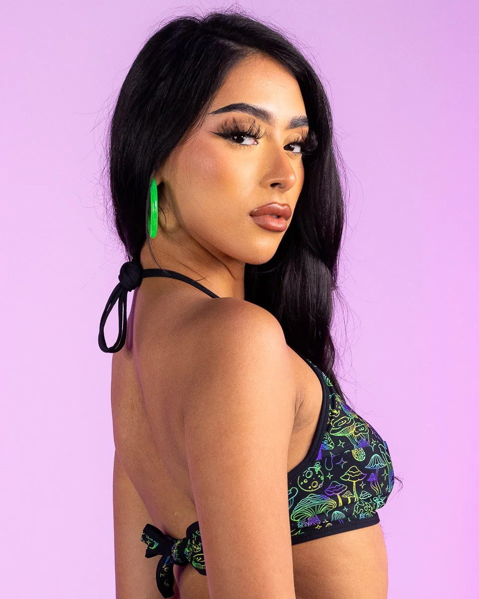 Sonic Shroom O-Ring Halter Top