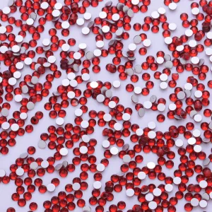 SS3 1440PCS Dark Red  Non Hot Fix Crystal, Flat Back 3D Rhinestones DIY Phone case Nail art design deco supplies