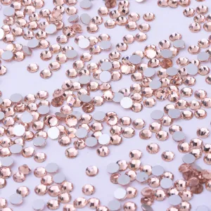 SS5 1440PCS Champagne Non Hot Fix Crystal, Flat Back 3D Rhinestones DIY Phone case Nail art design deco supplies
