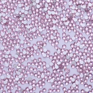 SS5 1440PCS Light Pink Non Hot Fix Crystal, Flat Back 3D Rhinestones DIY Phone case Nail art design deco supplies