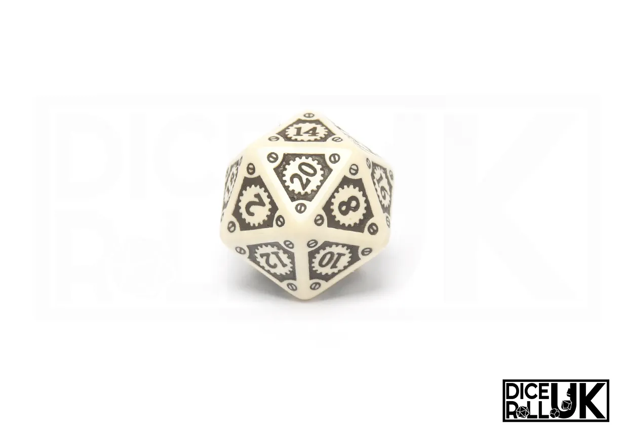 Steampunk Clockwork - Beige & Brown
