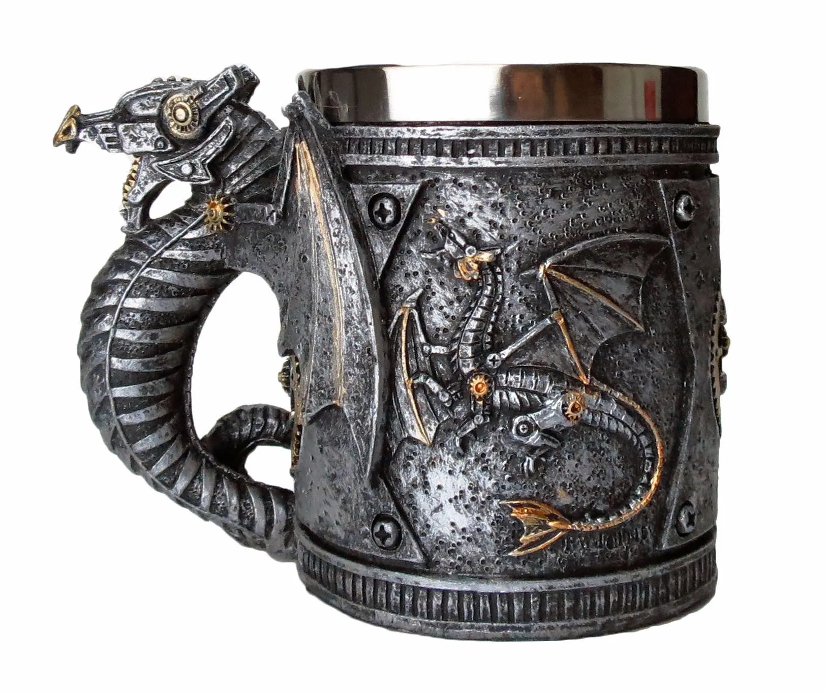 Steampunk Dragon Mug