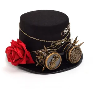 Steampunk Gears Top Hat