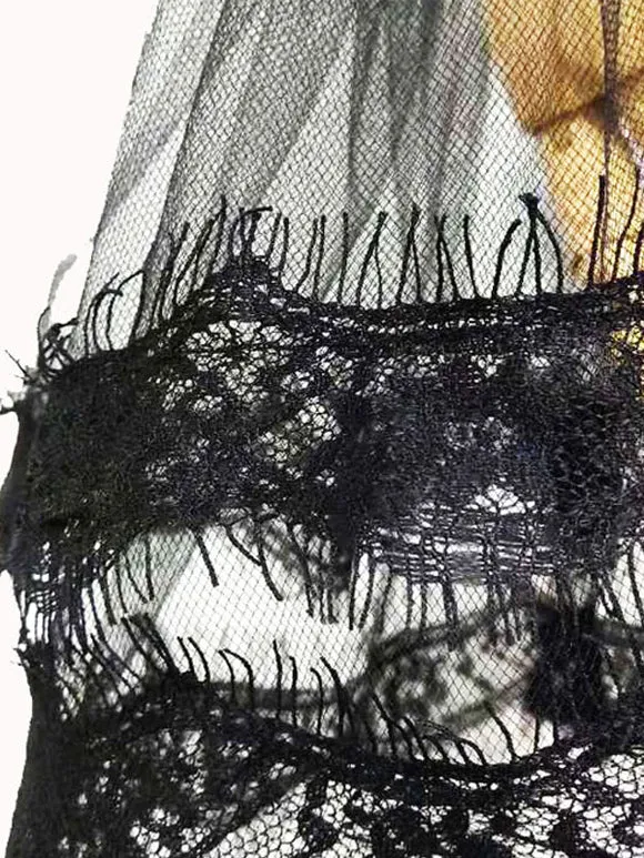 Steampunk Lolita Accessories Black Lace Polyester Fiber Accessory Lace Miscellaneous