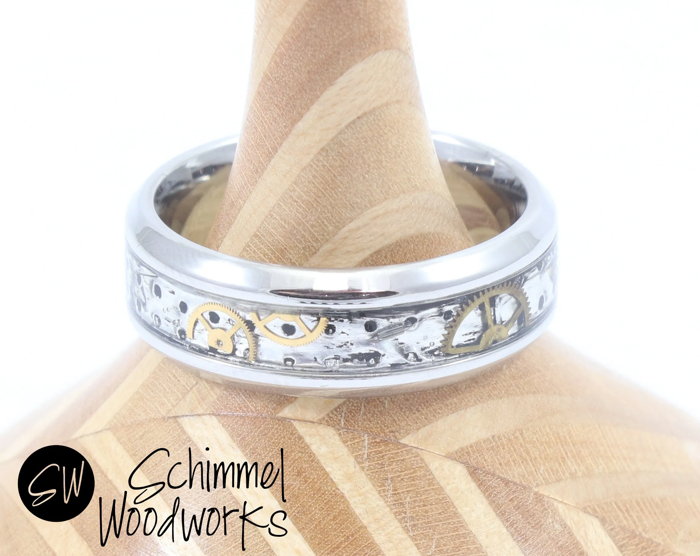 Steampunk Watch Gear Ring