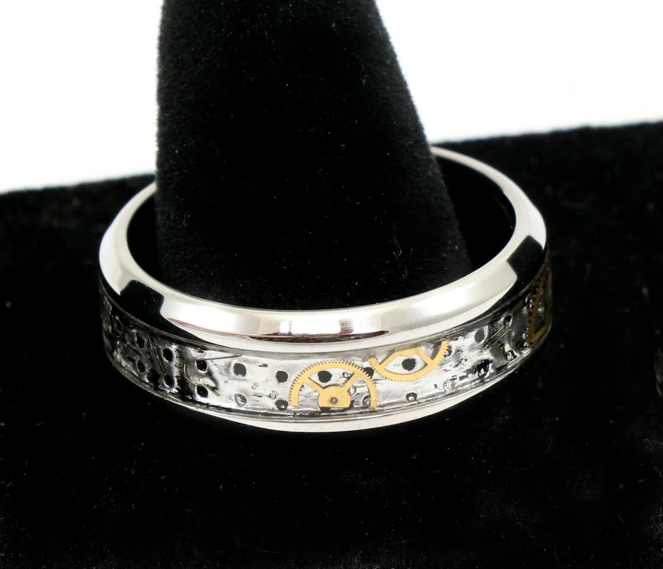 Steampunk Watch Gear Ring