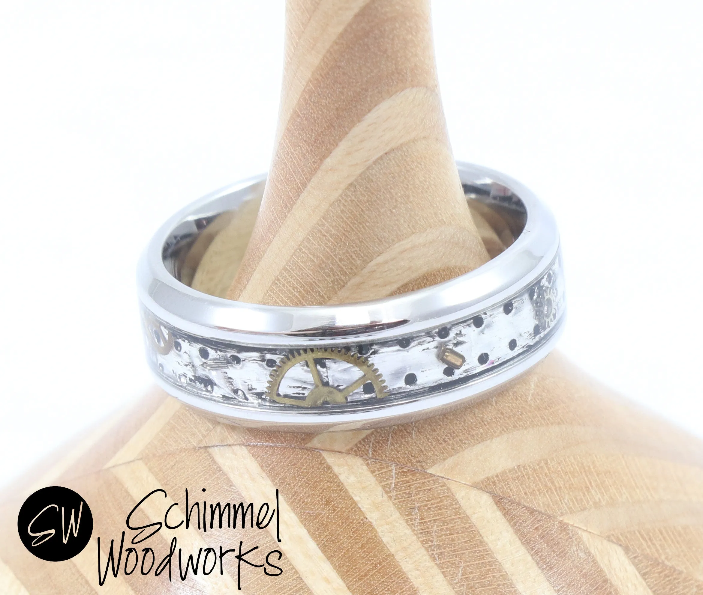 Steampunk Watch Gear Ring