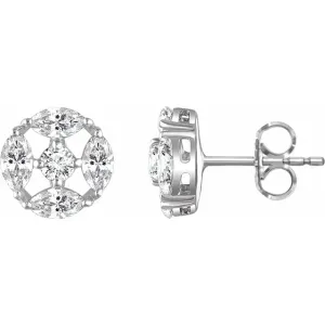 Sterling Silver Cubic Zirconia Earrings