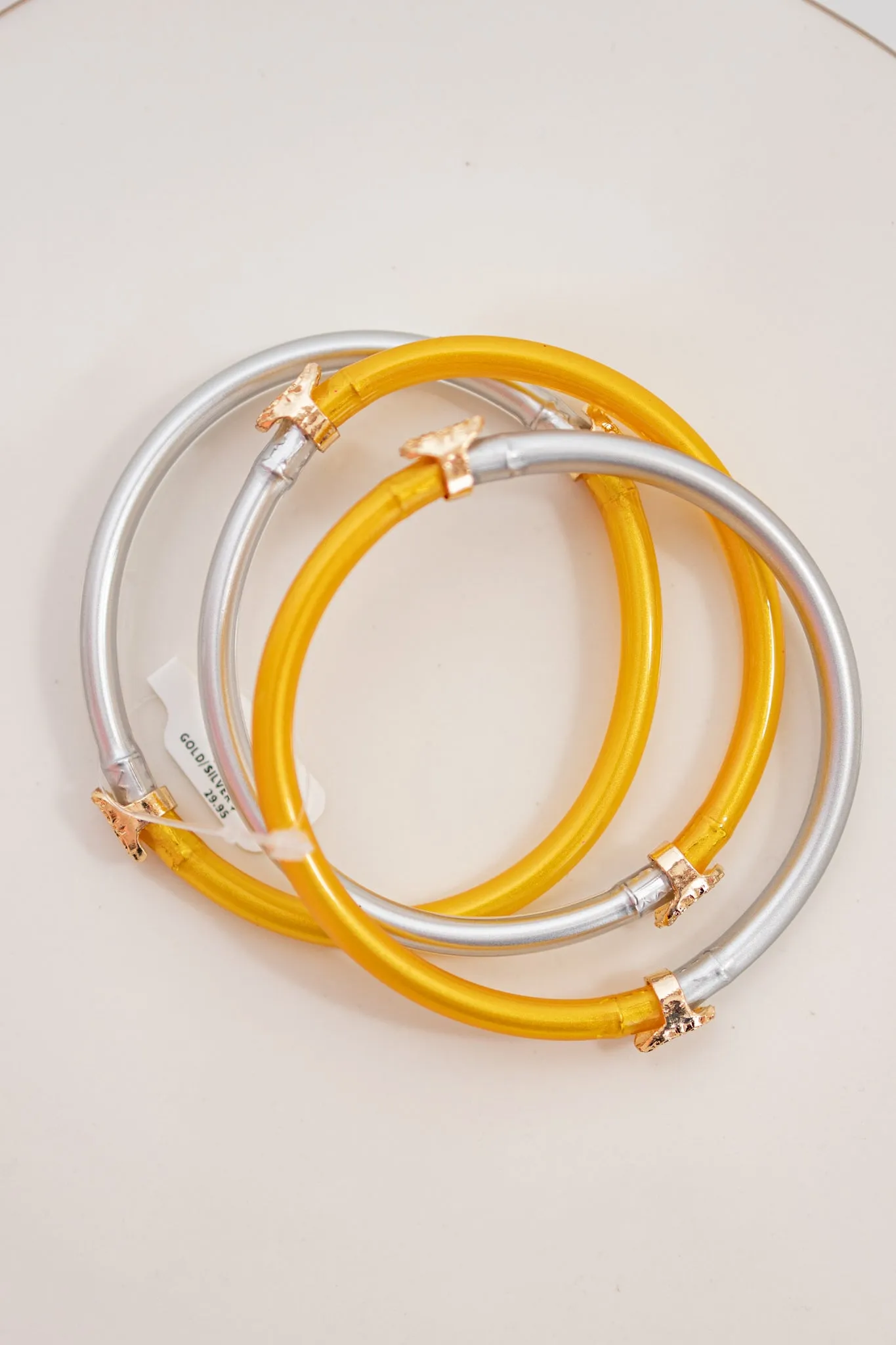 Studded Jelly Bangle Set, VARIOUS
