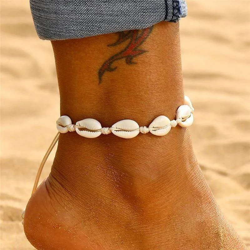 Sunrise Shell Anklet