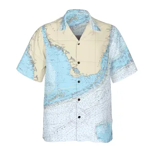 The South Florida Navigator Coconut Button Camp Shirt