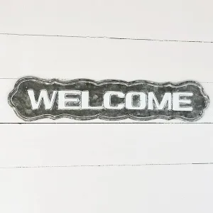 Tin Welcome Sign