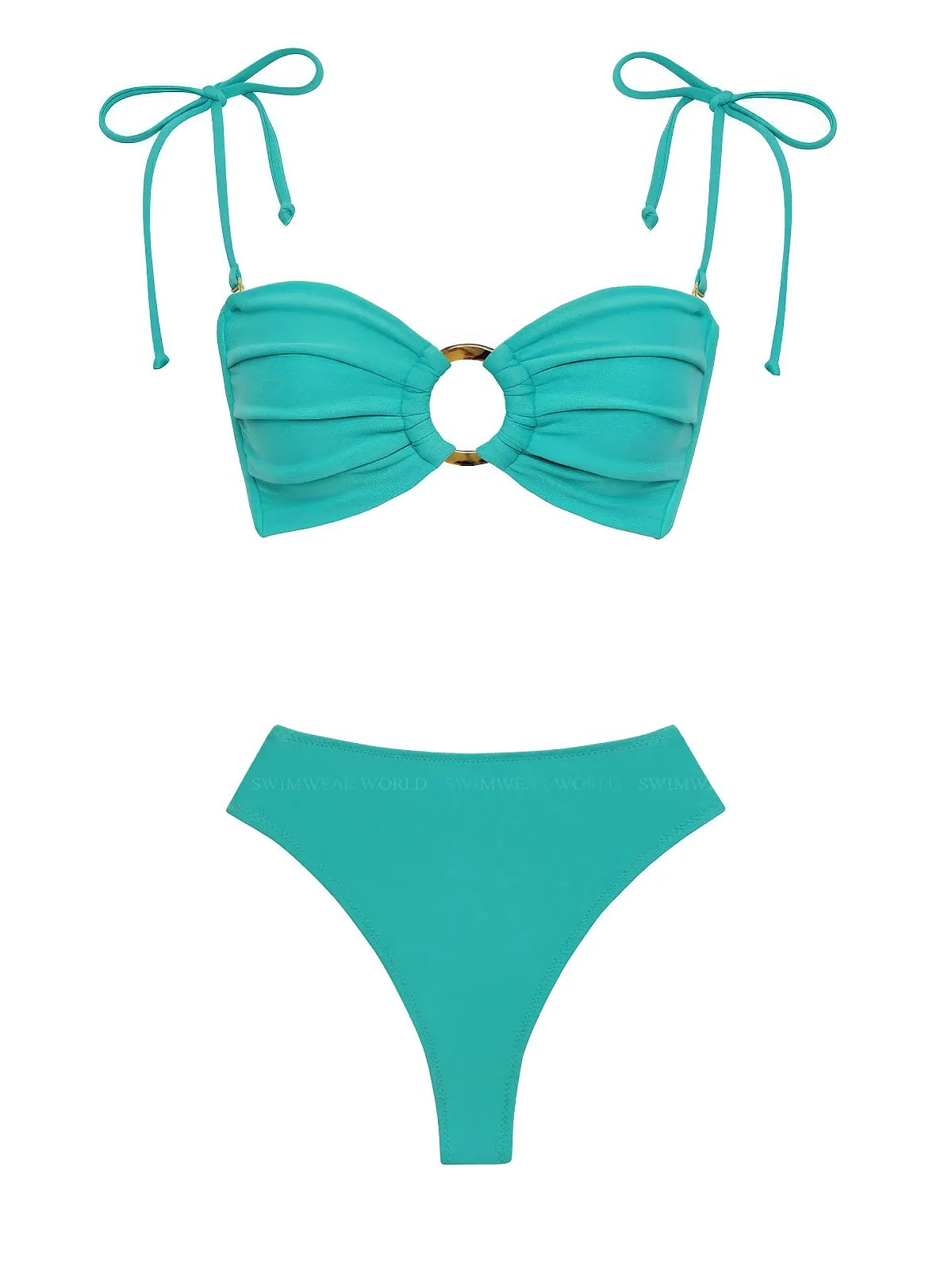 Tori Ties Bandeau-Paula Bikini ::RET