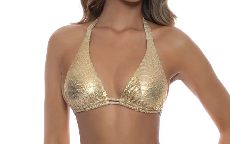 Triangle Halter-Seamless Bikini