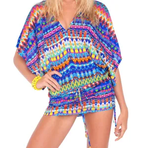 TRIBAL BEACH - Cabana V Neck Dress