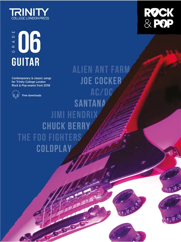 TRINITY ROCK & POP 2018 GUITAR GRADE 6