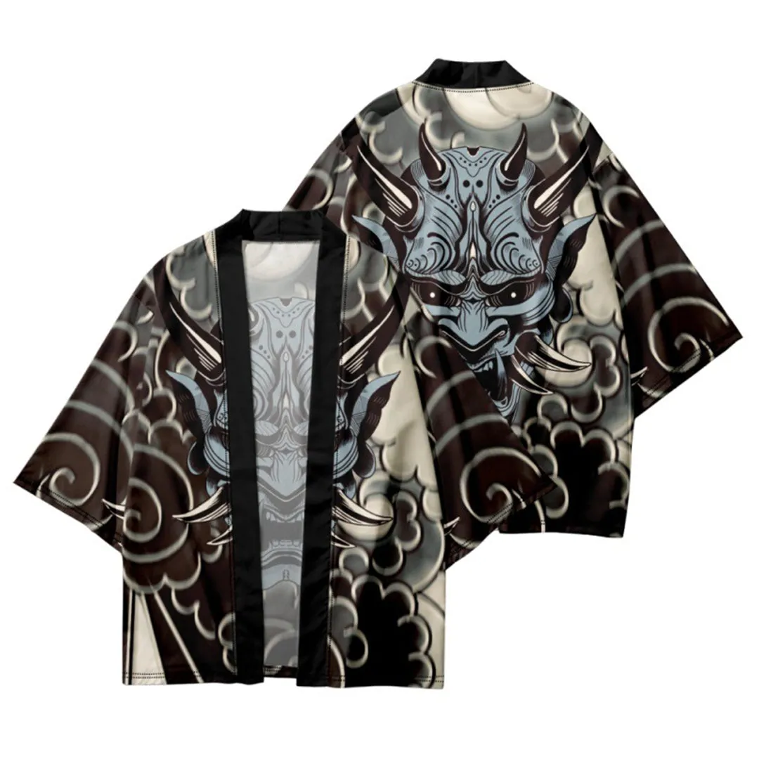 Vengeance™ Black Hannya Kimono Shirt (Buy 1 Get 1)