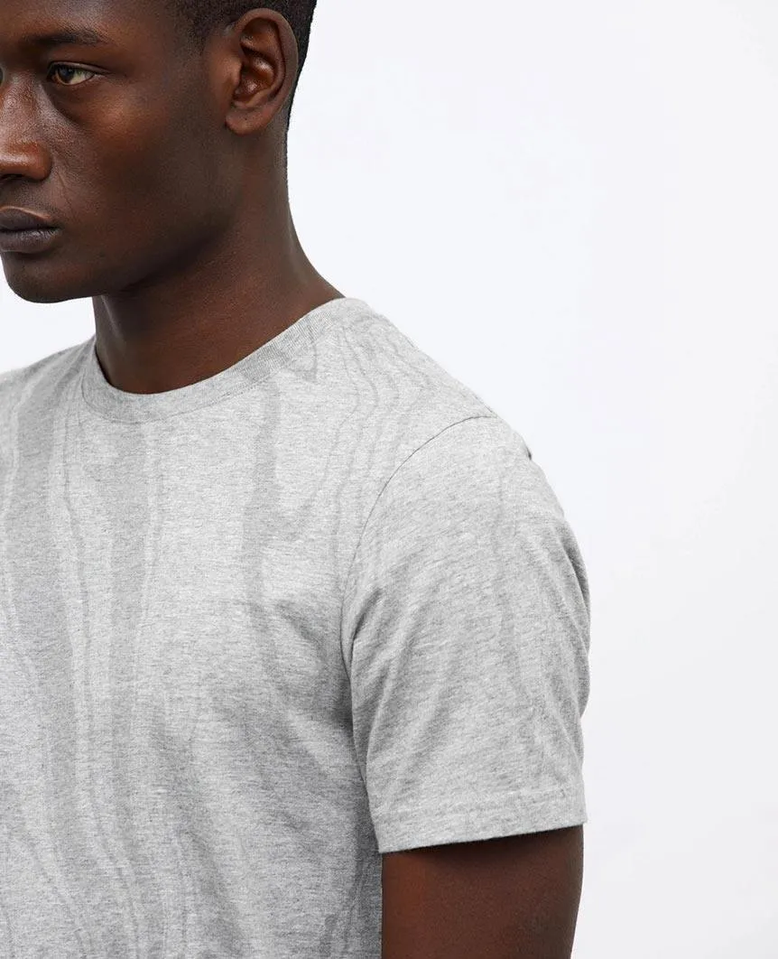 Vertical Dye T-Shirt Heather Grey