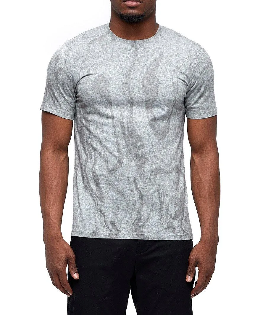 Vertical Dye T-Shirt Heather Grey