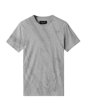 Vertical Dye T-Shirt Heather Grey