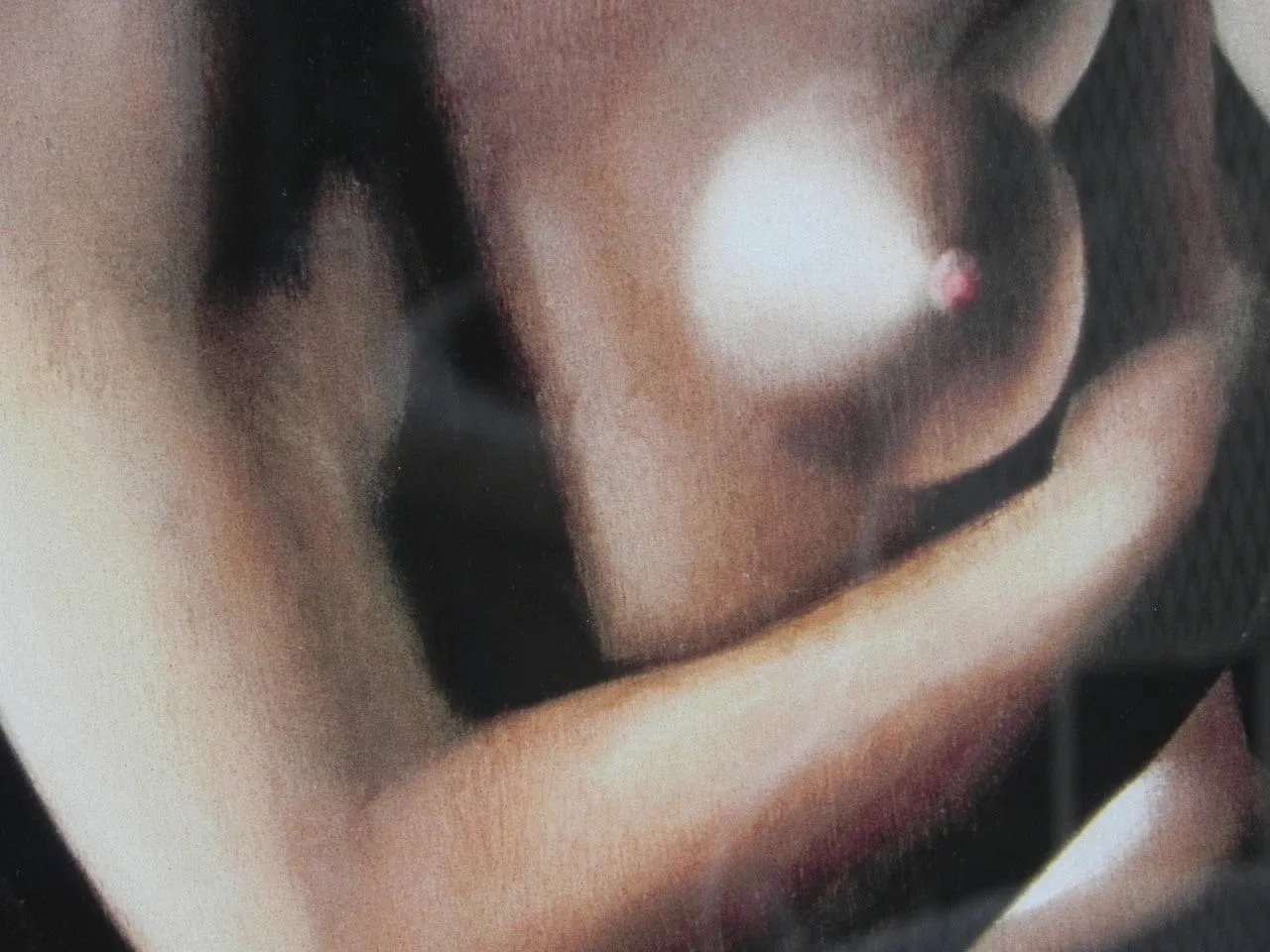 Very Large Framed Print "Adam and Eve" Tamara De Lempicka, Polish Art Deco