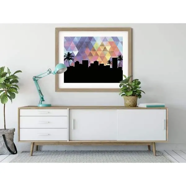 Virginia Beach, Virginia geometric skyline