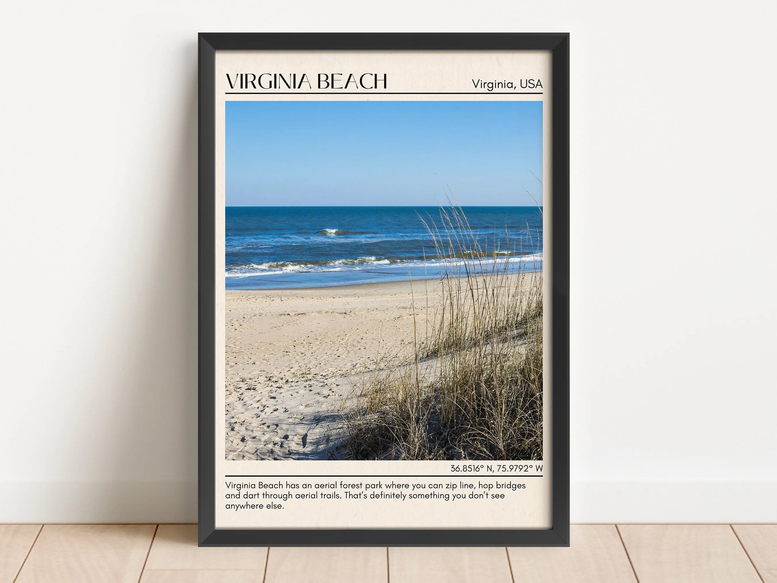 Virginia Beach Wall Art, Virginia, USA