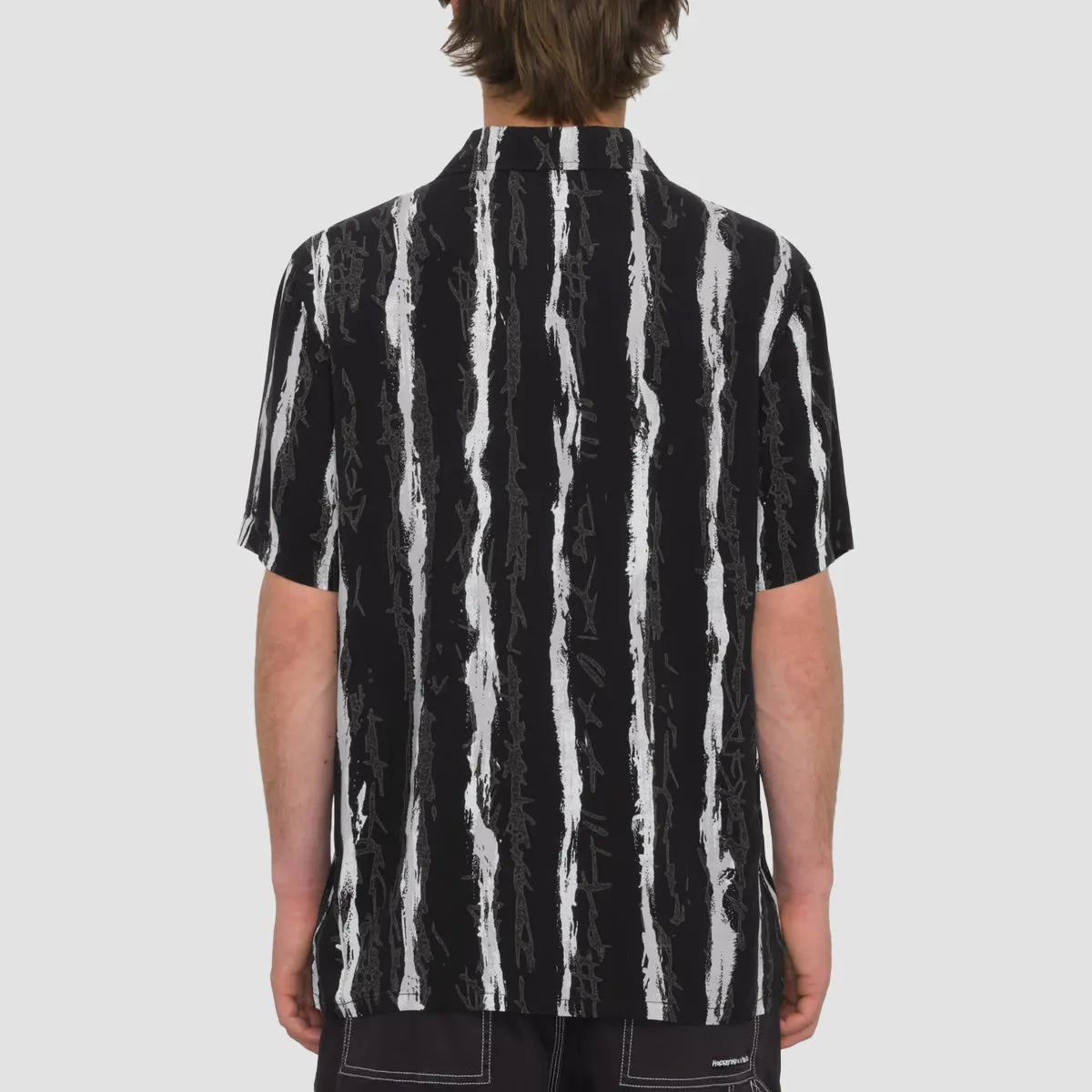 Volcom V Ent Hockey Dad Short Sleeve Shirt  Stealth