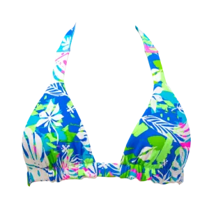 Wild Monstera/White Shimmer Thalia Top