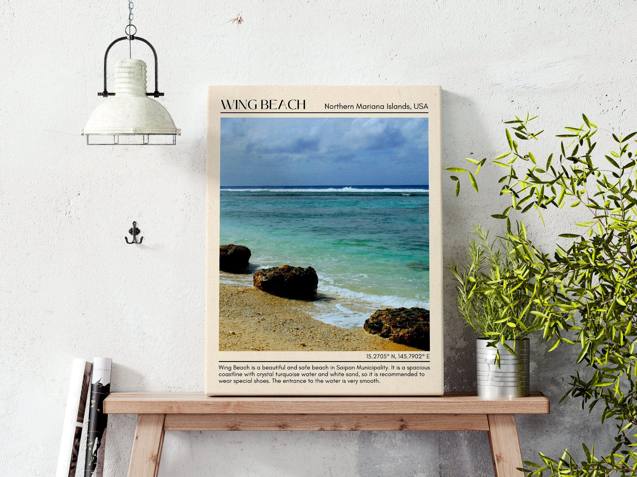 Wing Beach Wall Canvas, USA