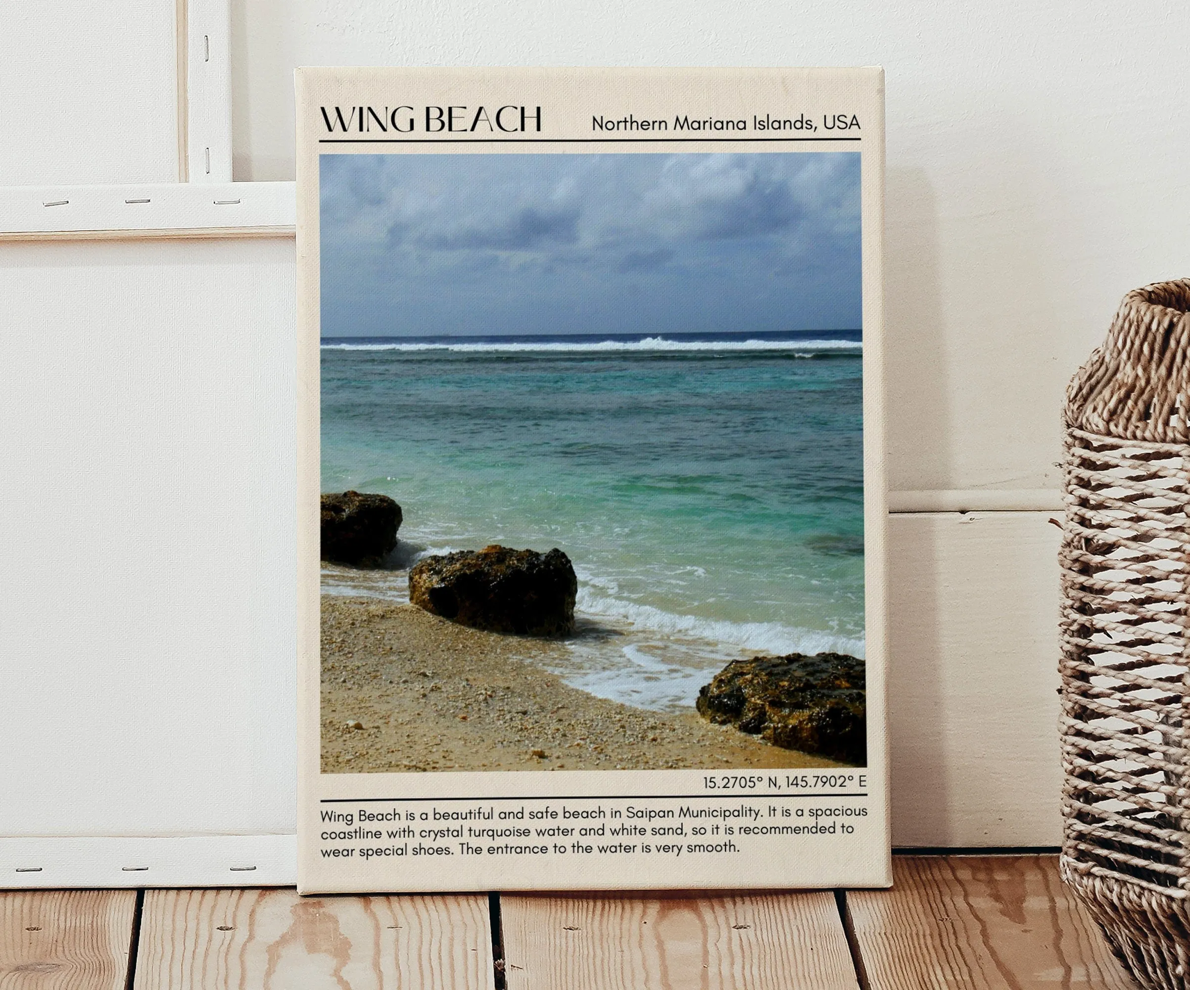 Wing Beach Wall Canvas, USA