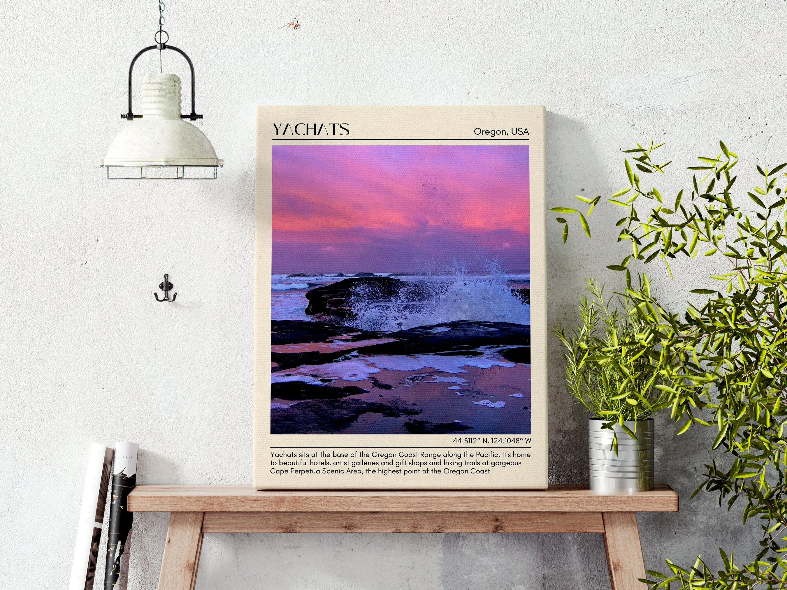 Yachats Wall Canvas, USA