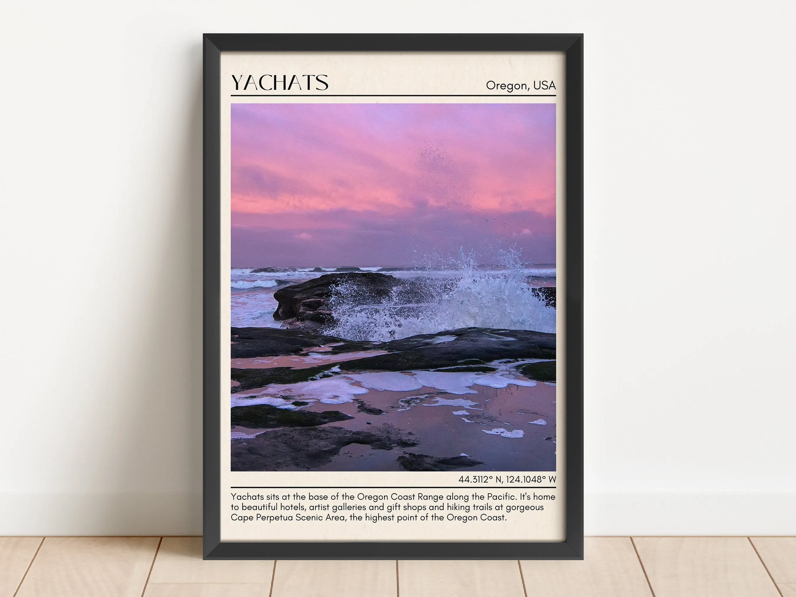 Yachats Wall Canvas, USA