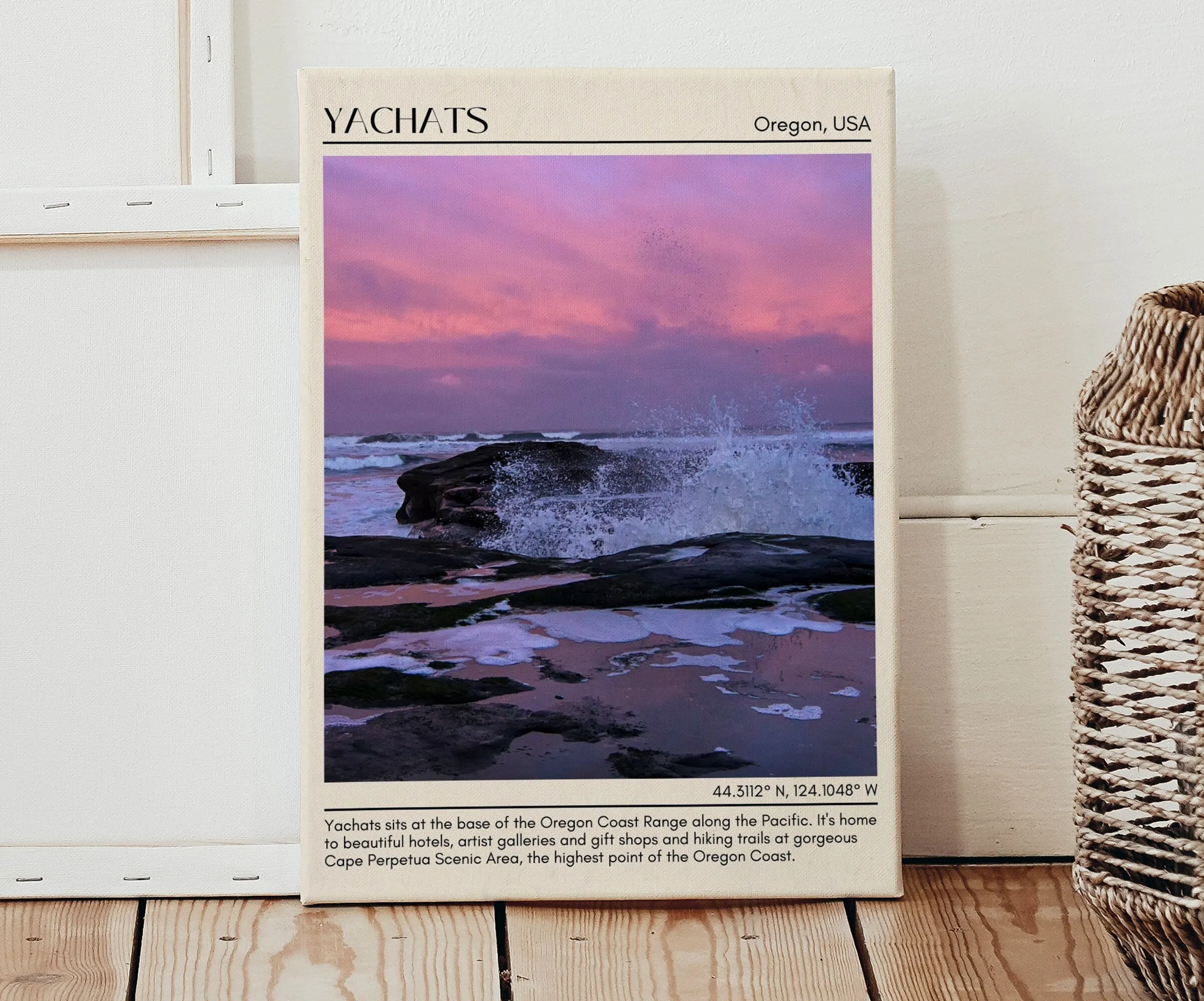 Yachats Wall Canvas, USA